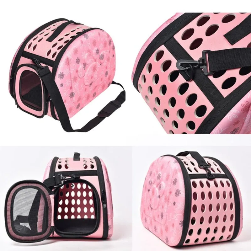 Travel Pet Bag, Carriers Bags, Breathable Folding Small Dog