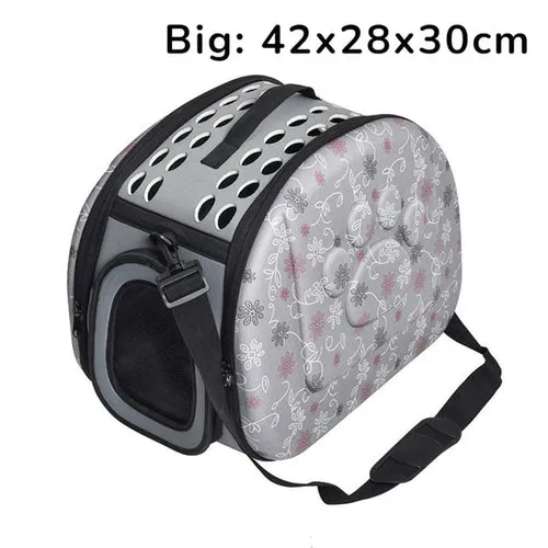 Travel Pet Bag, Carriers Bags, Breathable Folding Small Dog