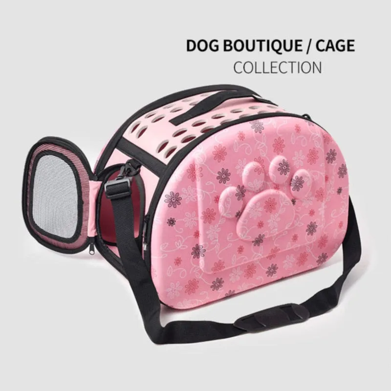 Travel Pet Bag, Carriers Bags, Breathable Folding Small Dog
