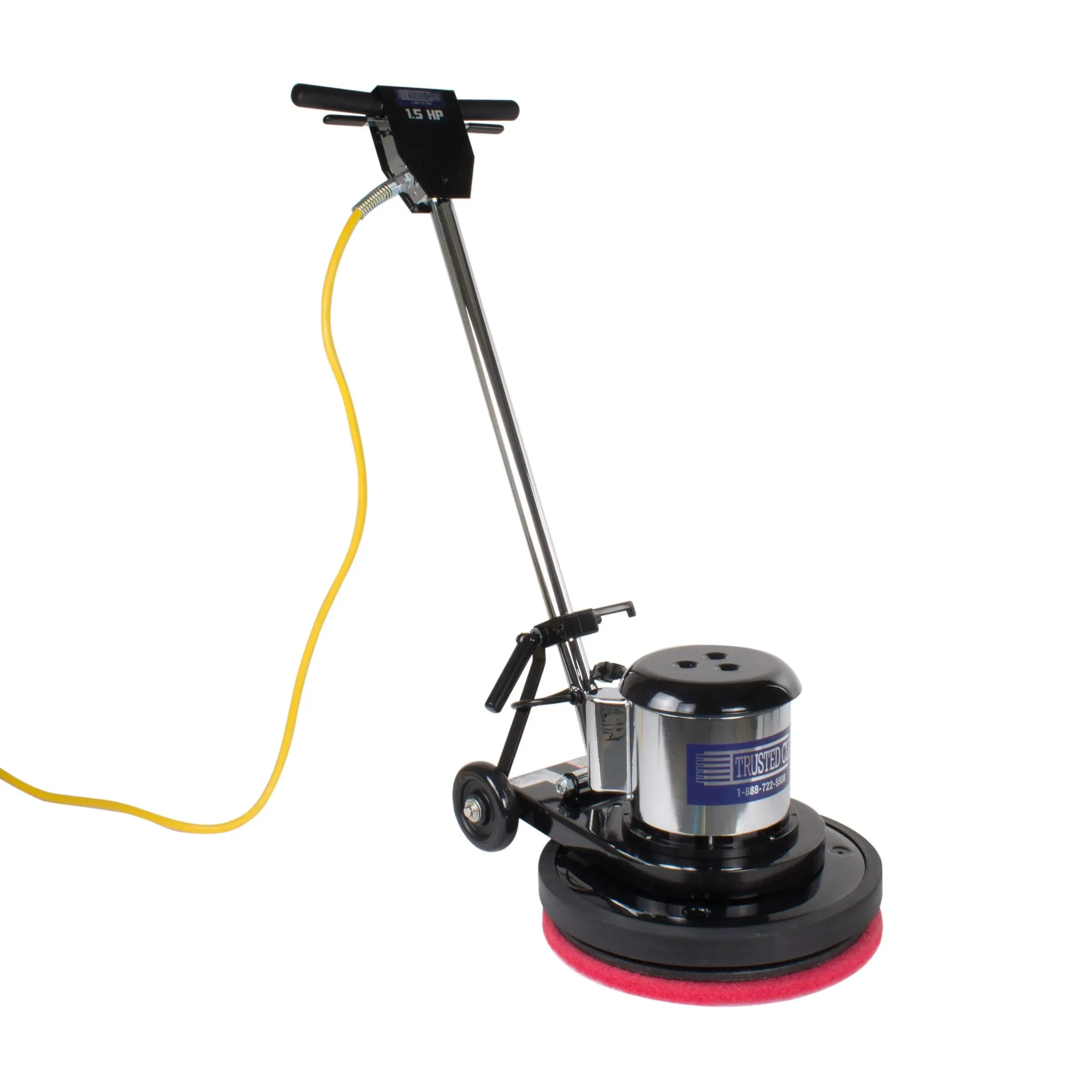 Trusted Clean Basic Carpet Scrubbing Package w/ 17" Floor Buffer, Carpet Brush & Bonnets